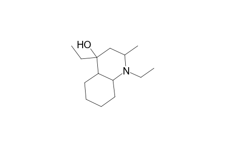 1,4-Diethyl-2-methyldecahydro-4-quinolinol