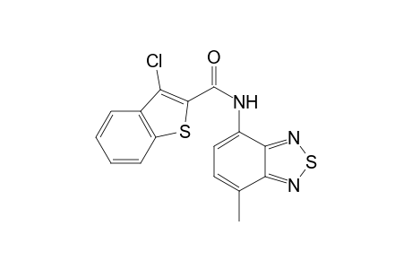 Benzo[b]thiophene-2-carboxamide, 3-chloro-N-(7-methyl-2,1,3-benzothiadiazol-4-yl)-