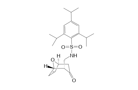 2,4,6-Triisopropyl-N-(((1S*,2S*5S*)-3-oxo-8-oxabicyclo[3.2.1]oct-6-en-2-yl)methyl)benzenesulfonamide