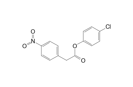 Benzeneacetic acid, 4-nitro-, 4-chlorophenyl ester