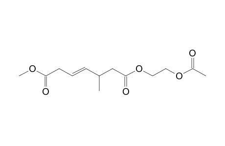 O7-(2-ACETOXYETHYL)-O1-METHYL-(3E)-5-METHYL-3-HEPTENEDIOATE