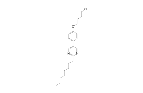 5-[4-(4-CHLOROBUTOXY)-PHENYL]-2-OCTYLPYRIMIDINE