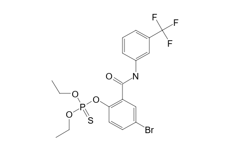 O-[4-BROMO-2-[3-(TRIFLUOROMETHYL)-PHENYL]-CARBAMOYL]-PHENYL]-O,O-DIETHYL-PHOSPHOROTHIOATE