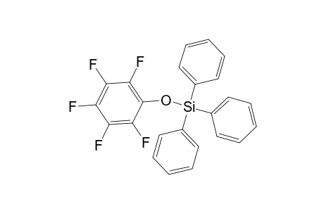 Silane, (pentafluorophenoxy)triphenyl-