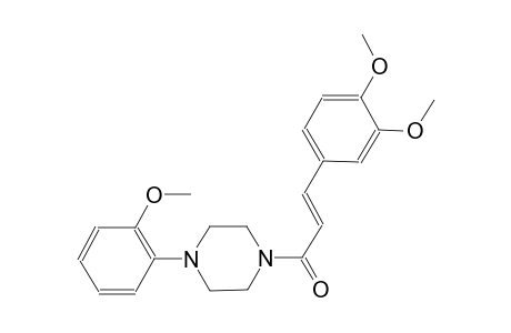 1-[(2E)-3-(3,4-dimethoxyphenyl)-2-propenoyl]-4-(2-methoxyphenyl)piperazine