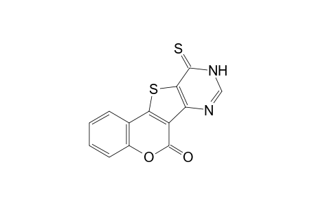 10-Thioxo-9,10-dihydro-6H-chromeno[3',4':4,5]thieno[3,2-d]pyrimidine-6-one