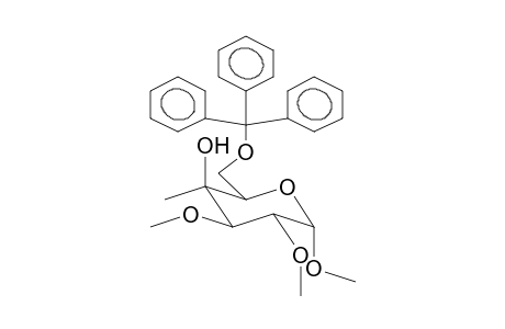 .ALPHA.-D-GALACTOPYRANOSIDE, METHYL 4-C-METHYL-2,3-DI-O-METHYL-6-O-(