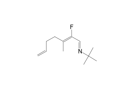 (Z)-tert-Butyl-N-(2-fluoro-3-methyl-2,6-heptadienylidene)amine