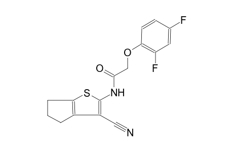 acetamide, N-(3-cyano-5,6-dihydro-4H-cyclopenta[b]thien-2-yl)-2-(2,4-difluorophenoxy)-