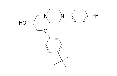 1-(4-tert-butylphenoxy)-3-[4-(4-fluorophenyl)-1-piperazinyl]-2-propanol