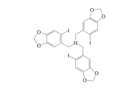 N,N-bis( 6'-Iodo-1',3'-benzodioxol-5'-yl)methyl]-6-iodo-1,3-benzodioxol-5-methanamine