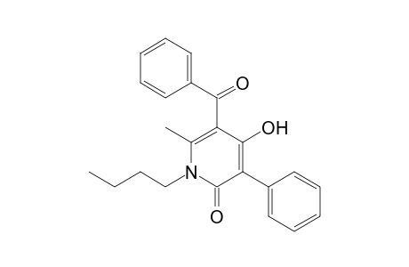 5-Benzoyl-1-butyl-4-hydroxy-6-methyl-3-phenyl-2(1H)-pyridinone