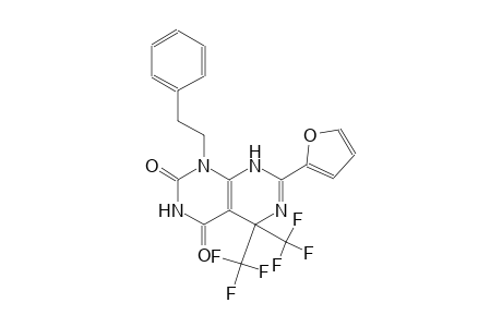 7-(2-furyl)-1-(2-phenylethyl)-5,5-bis(trifluoromethyl)-5,8-dihydropyrimido[4,5-d]pyrimidine-2,4(1H,3H)-dione