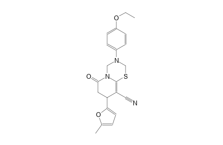 2H,6H-pyrido[2,1-b][1,3,5]thiadiazine-9-carbonitrile, 3-(4-ethoxyphenyl)-3,4,7,8-tetrahydro-8-(5-methyl-2-furanyl)-6-oxo-