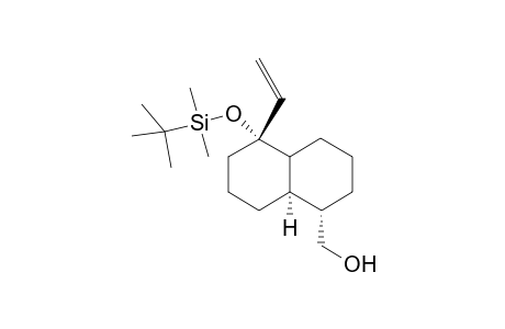 (1R*,2R*,6S*,7S*)-2-(tert-Butyldimethylsiloxy)-2-ethenyl-7-(hydroxymethyl)bicyclo[4.4.0]decane