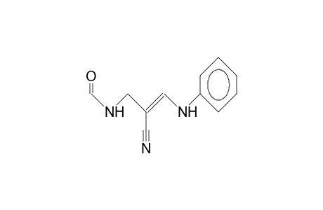 2-(anti-Formamido-methyl)-cis-3-anilino-acrylonitrile