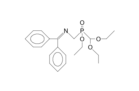 Benzhydrylideneaminomethyl-diethoxymethyl-phosphinic acid, ethyl ester