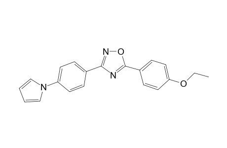 5-(4-Ethoxyphenyl)-3-[4-(1H-pyrrol-1-yl)phenyl]-1,2,4-oxadiazole