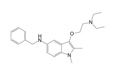 Benzyl-[3-(2-diethylamino-ethoxy)-1,2-dimethyl-1H-indol-5-yl]-amine