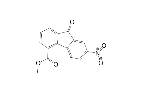 Methyl 7-nitro-9-oxo-4-fluorenecarboxylate