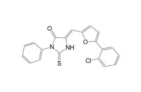 (5Z)-5-{[5-(2-chlorophenyl)-2-furyl]methylene}-3-phenyl-2-thioxo-4-imidazolidinone