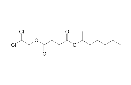 Succinic acid, hept-2-yl 2,2-dichloroethyl ester