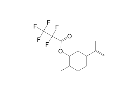 (+)-dihydrocarveol, pentafluoropropionate