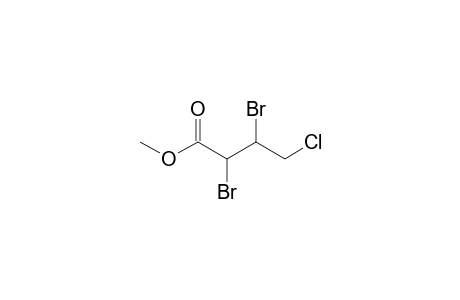 Methyl 2,3-dibromo-4-chlorobutanoate