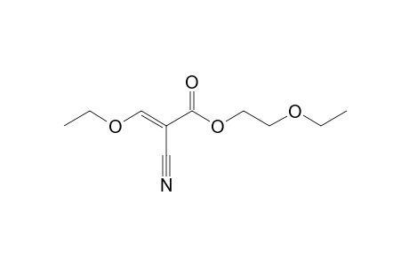 2-Propenoic acid, 2-cyano-3-ethoxy-, 2-ethoxyethyl ester