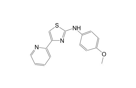 2-thiazolamine, N-(4-methoxyphenyl)-4-(2-pyridinyl)-