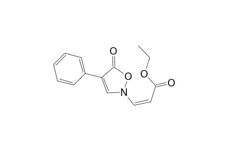 Ethyl (Z)-3-(5-oxo-4-phenyl-2,5-dihydroisoxazol-2-yl)propenoate