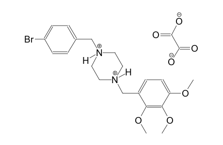 1-(4-bromobenzyl)-4-(2,3,4-trimethoxybenzyl)piperazinediium oxalate