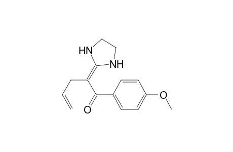 2-(2-imidazolidinylidene)-1-(4-methoxyphenyl)-4-penten-1-one