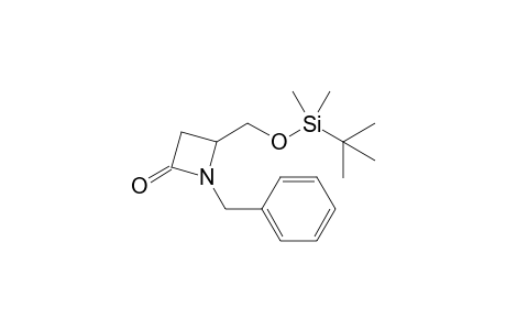 1-Benzyl-4-(tert-butyldimethylsilyloxymethyl)azetidin-2-one