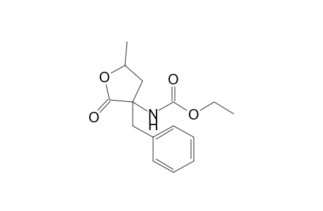 (3-Benzyl-5-methyl-2-oxotetrahydrofuran-3-yl)carbamic acid ethyl ester