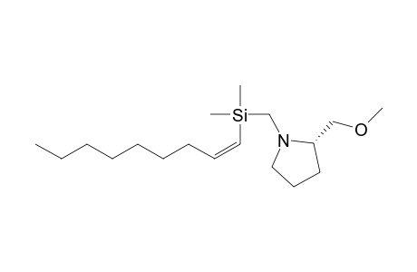 2,2-Dimethyl-1-[1-[2(S)-(methoxymethyl)pyrrolidinyl]]-3-vinyl-2-silanone