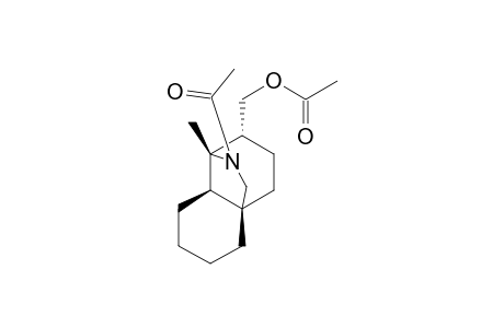 REL-(1R,6S,7R,8R)-N-ACETYL-7-METHYL-12-AZATRICYCLO-[5.3.2.0(1,6)]-DODECYLMETHYL-ACETATE