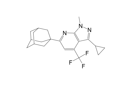 6-(1-adamantyl)-3-cyclopropyl-1-methyl-4-(trifluoromethyl)-1H-pyrazolo[3,4-b]pyridine