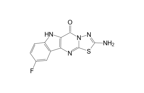 [1,3,4]Thiadiazolo[3',2':1,2]pyrimido[5,4-b]indol-5(6H)-one, 2-amino-9-fluoro-