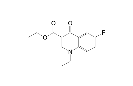 6-FLUORO-1,4-DIHYDRO-1-ETHYL-4-OXOQUINOLINE-3-CARBOXYLIC-ACID-ETHYLESTER