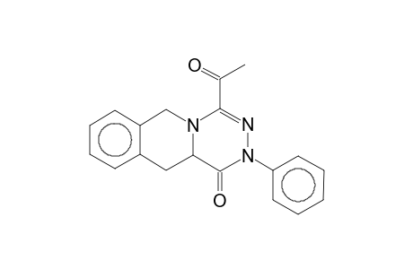 4-Acetyl-2-phenyl-9,10-dihydro-2H,9ah-2,3,4a-triazaanthracen-1-one
