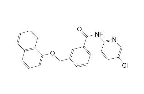 N-(5-chloro-2-pyridinyl)-3-[(1-naphthyloxy)methyl]benzamide