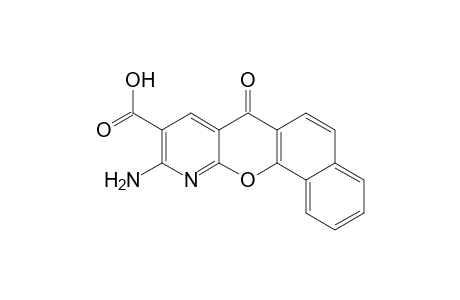 10-Amino-7-oxo-7H-benzo[7,8]chromeno[2,3-b]-pyridine-9-carboxylic Acid