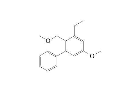 1-Methoxymethyl-4-methoxy-2-ethyl-6-phenylbenzene