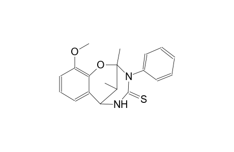 6-methoxy-9,13-dimethyl-10-phenyl-8-oxa-10,12-diazatricyclo[7.3.1.0²,⁷]trideca-2,4,6-triene-11-thione