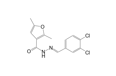 N'-[(E)-(3,4-dichlorophenyl)methylidene]-2,5-dimethyl-3-furohydrazide