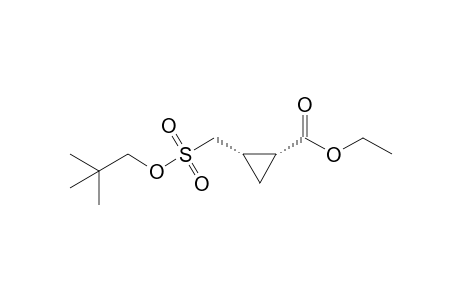 cis-Ethyl 2-{[(neopentyloxy)-sulfonyl]methyl}cyclopropanecarboxylate