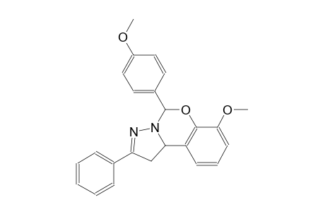 7-methoxy-5-(4-methoxyphenyl)-2-phenyl-1,10b-dihydropyrazolo[1,5-c][1,3]benzoxazine