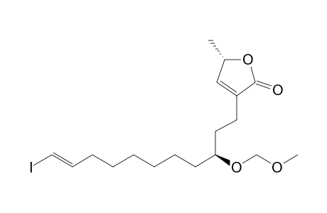 (10'E/Z,5S,3'S)-3-(11'-Iodo-3'-methoxymethoxyundec-10'-en-1'-yl)-5-methylfuran-2(5H)-one