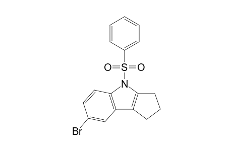 4-(benzenesulfonyl)-7-bromo-2,3-dihydro-1H-cyclopenta[b]indole